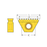 American UN (con't) Fine Pitch TM  Thread Milling Inserts - Big-tools Industrial Supply Tools for Metal Cutting